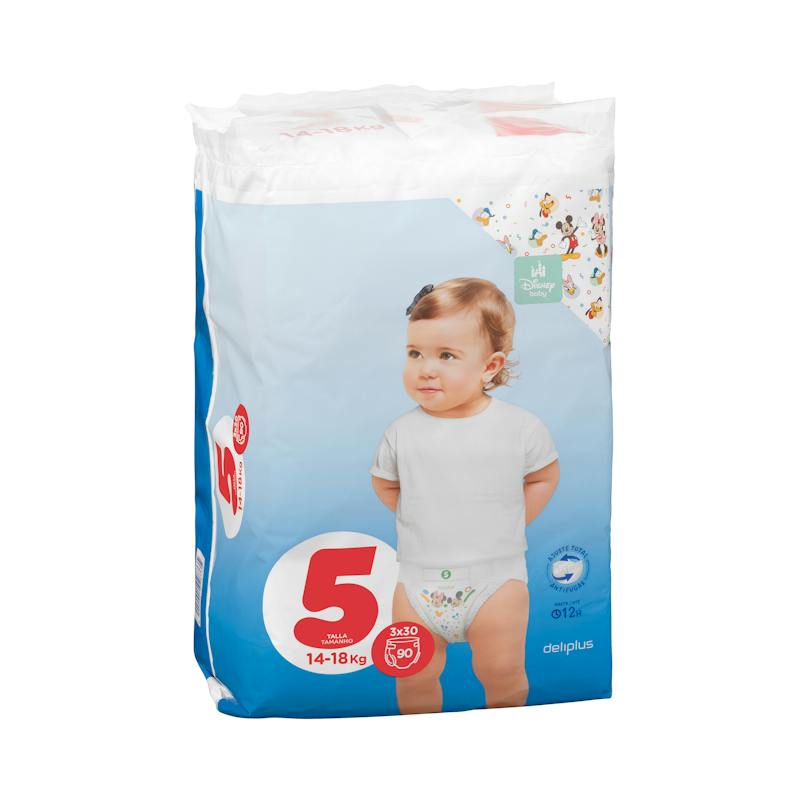 Couches bébé taille 5 Deliplus 14-18 kg