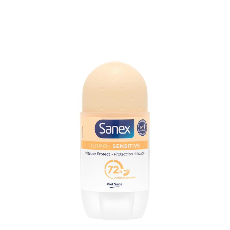 Déodorant roll-on Dermo Sensitive Sanex anti-transpirant