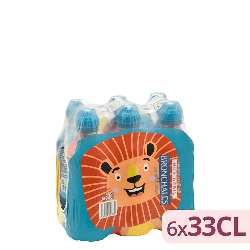 Eau minérale petit format Bronchales bouchon enfant