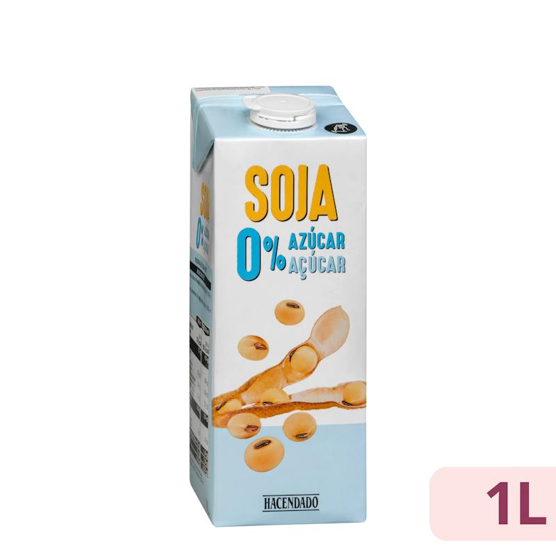 Boisson au soja 0 % sucre Hacendado