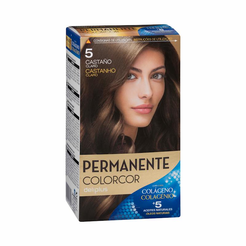 Coloration permanente 5 châtain clair Colorcor