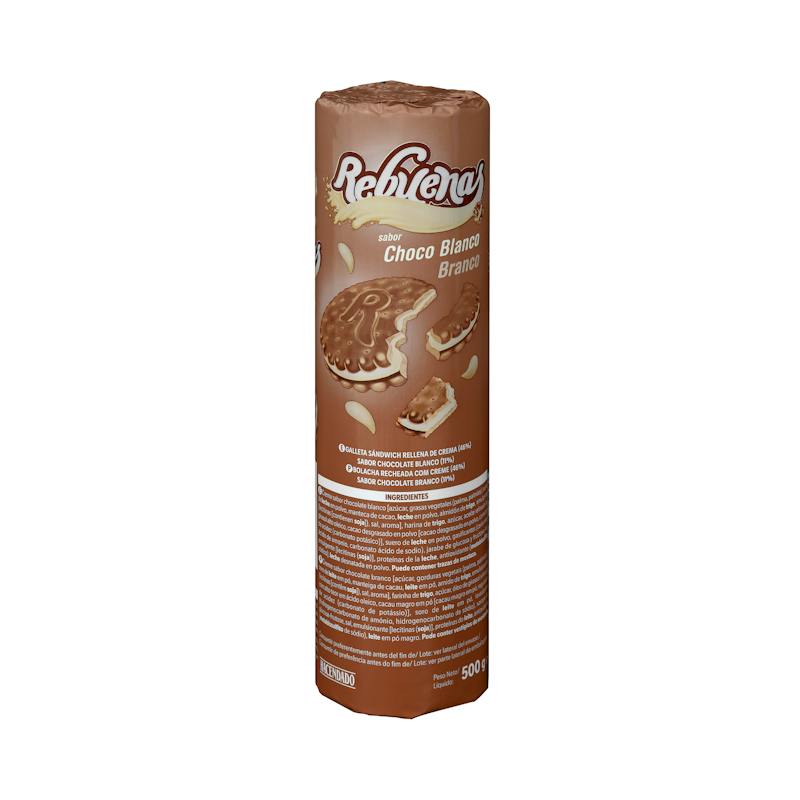 Biscuits rebuenas fourrés au chocolat blanc Hacendado