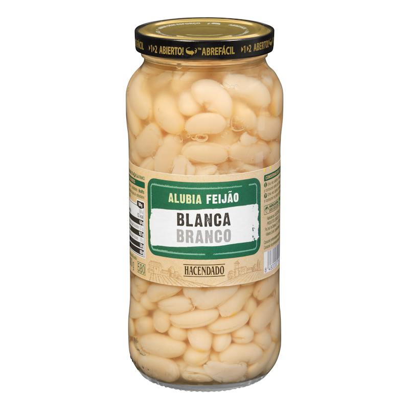 Haricots blancs cuits Hacendado