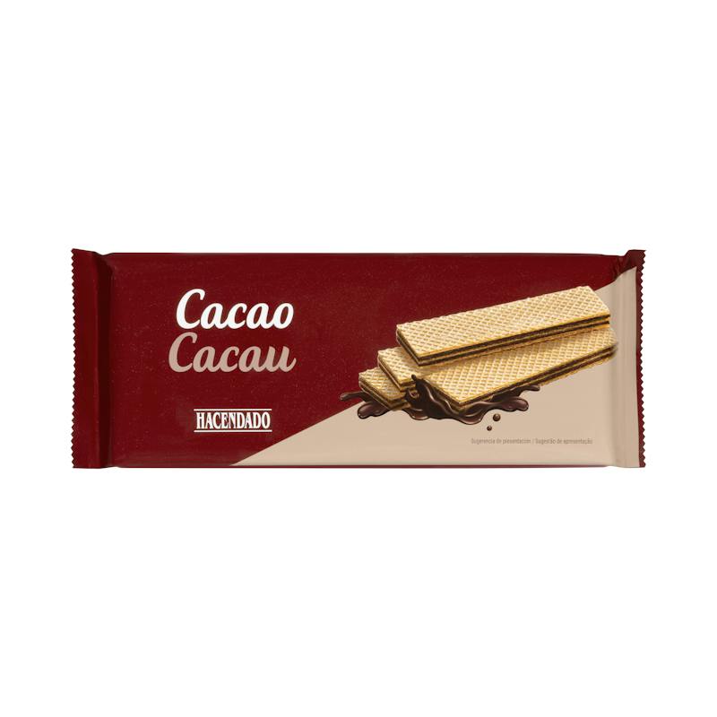 Gaufrettes fourrées crème cacao Hacendado