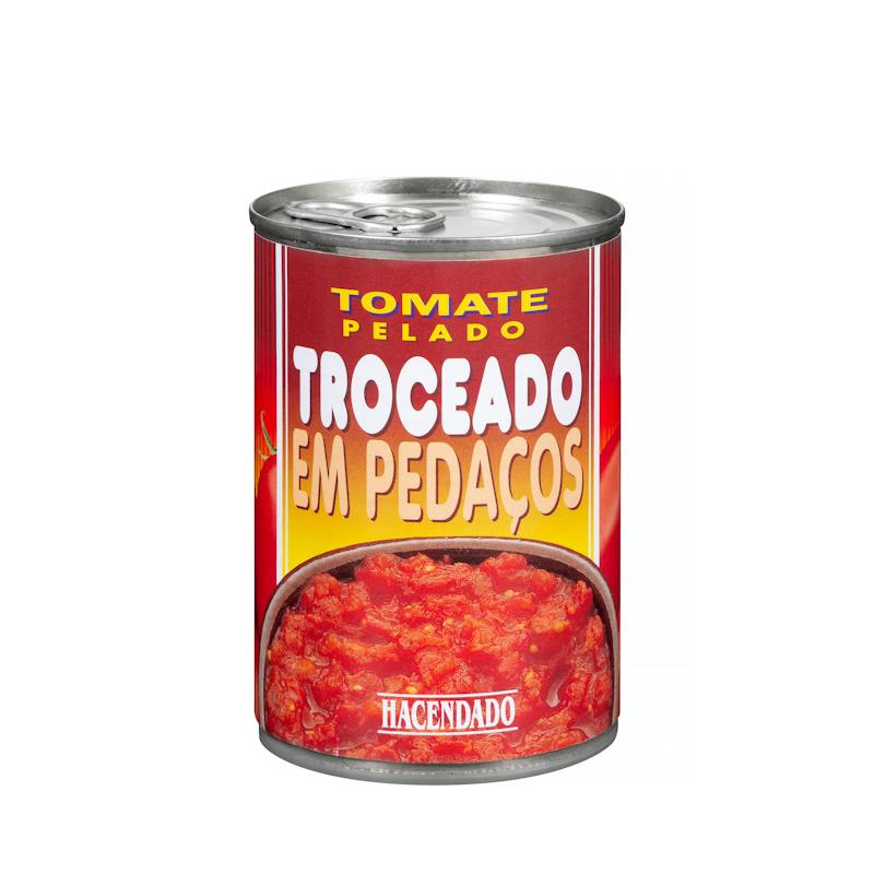 Tomates pelées en morceaux Hacendado