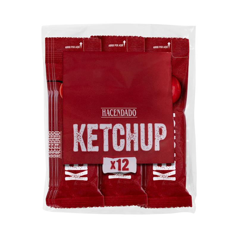 Ketchup en sachets individuels Hacendado