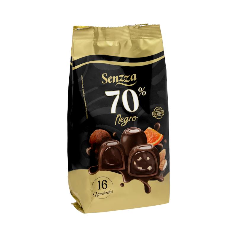 Assortiment de chocolats Senzza chocolat noir 70 %